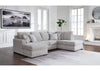 Gabyleigh 2-Piece Sectional with Chaise;Nickel