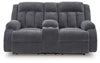 Greely Bend DBL REC PWR Loveseat;Steel