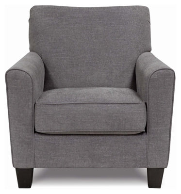 Akinlane Accent Chair; Solid Pewter Gray