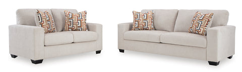 Aviemore Sofa and Loveseat; Stone