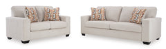 Aviemore Sofa and Loveseat; Stone