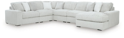 Stupendous 6-Piece Sectional with Chaise