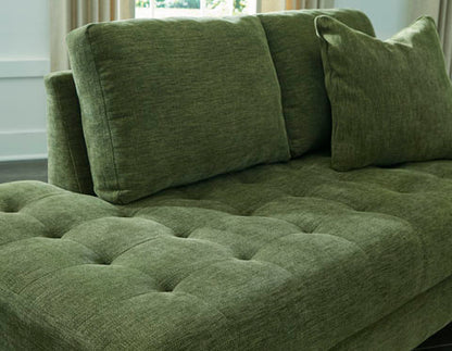 Bixler Sofa,Loveseat and RAF Corner Chaise; Olive