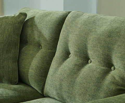 Bixler Sofa,Loveseat and RAF Corner Chaise; Olive