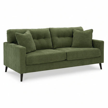 Bixler Sofa,Loveseat and RAF Corner Chaise; Olive