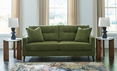 Bixler Sofa; Olive