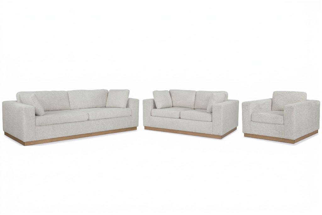 Pembroke Pike Sofa Set; Stone