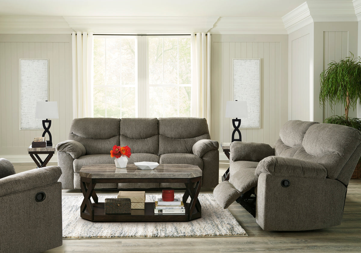 Alphons Reclining Sofa, Loveseat and Recliner