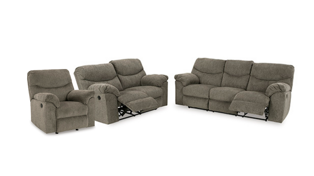 Alphons Reclining Sofa,Loveseat and Recliner