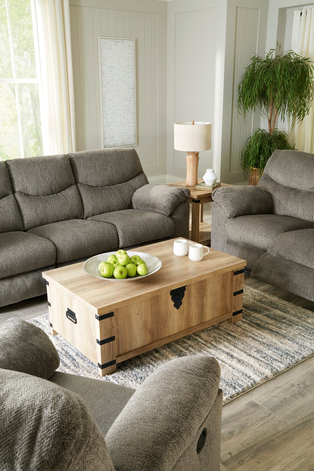 Alphons Reclining Sofa, Loveseat and Recliner