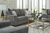 Stairatt Sofa, Loveseat and Chair; Charcoal