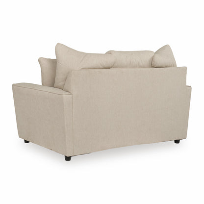 Stairatt Sofa and Loveseat; Sand