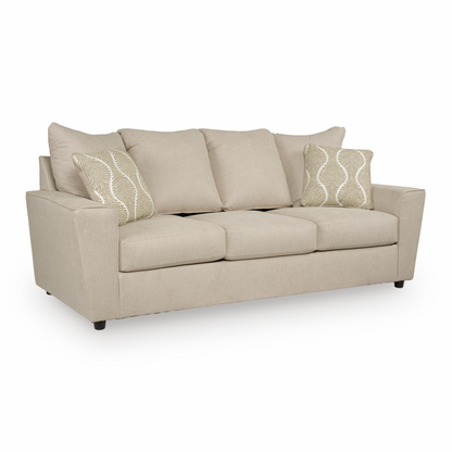 Stairatt Sofa and Loveseat; Sand