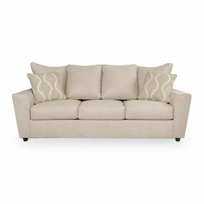 Stairatt Sofa and Loveseat; Sand
