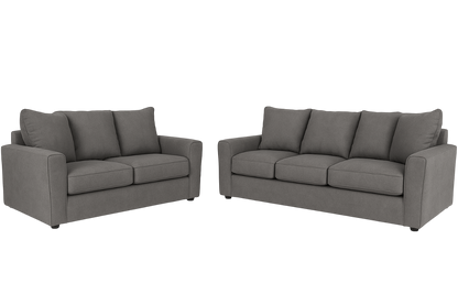 Stairatt Sofa and Loveseat (Charcoal)