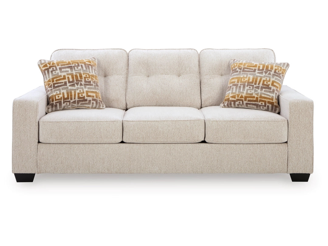 Storrow Sofa and Loveseat; Stone