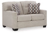 Mahoney Sofa and Loveseat (Pebble)