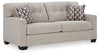 Mahoney Sofa and Loveseat (Pebble)