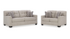 Mahoney Sofa & Loveseat; Pebble
