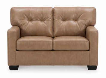 Mahoney Sofa and Loveseat; Toffee