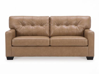 Mahoney Sofa and Loveseat; Toffee
