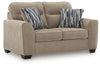 Olten Loveseat; Mocha
