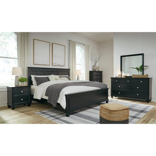 Lanolee King Panel Bed Set
