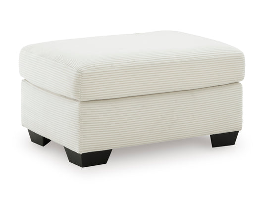Amesley Ottoman; Ivory