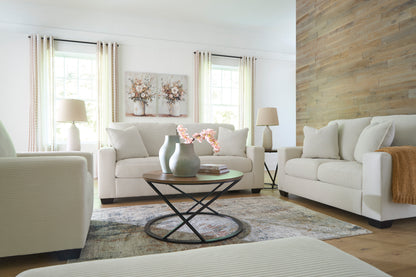 Amesley Sofa Set; Ivory