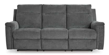 Barnsana Reclining Power Sofa Set; Gravel