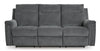 Barnsana Reclining Power Sofa Set; Gravel