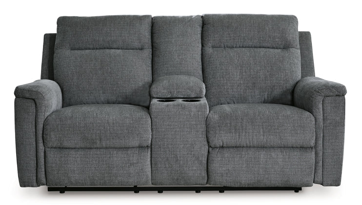 Barnsana Reclining Power Sofa Set; Gravel