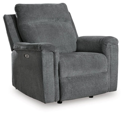 Barnsana Reclining Power Sofa Set; Gravel