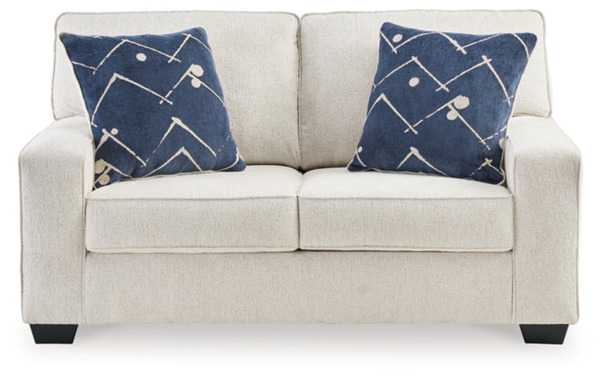 Padova Sofa and Loveseat; Ivory
