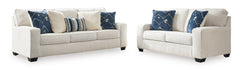 Padova Sofa and Loveseat; Ivory