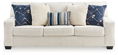 Padova Sofa and Loveseat; Ivory