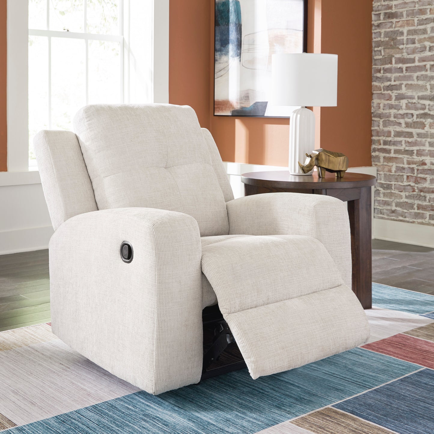Danum Zero Wall Recliner; Stone