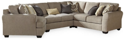 Pantomine 4-Piece Sectional with Cuddler