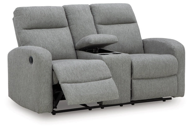 Moreau Place DBL Rec Loveseat w/Console