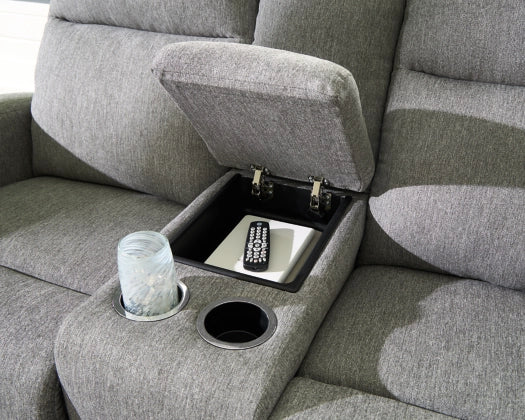 Moreau Place DBL Rec Loveseat w/Console