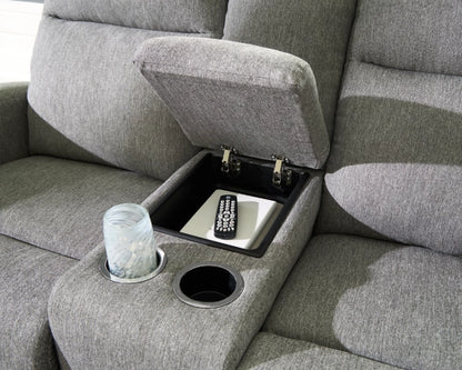 Moreau Place DBL Rec Loveseat w/Console