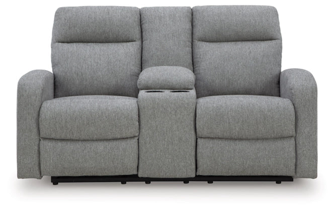 Moreau Place DBL Rec Loveseat w/Console