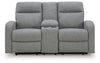 Moreau Place DBL Rec Loveseat w/Console