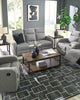 Moreau Place Recliner Sofa Set; Sterling
