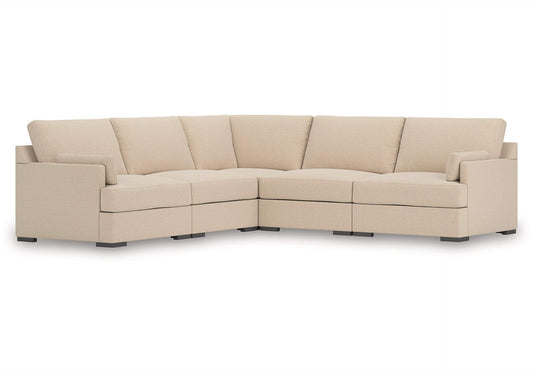 Regality 5-Piece Sectional;Twill