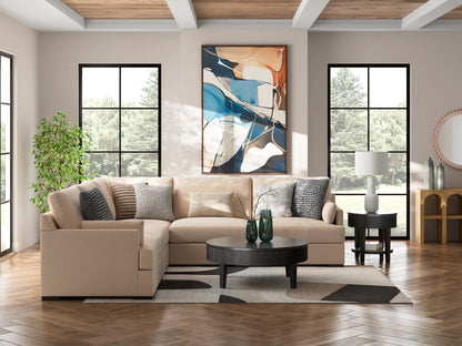 Regality 5-Piece Sectional; Twill