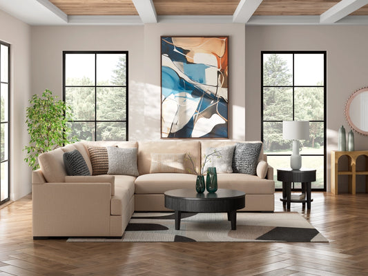 Regality 5-Piece Sectional; Twill
