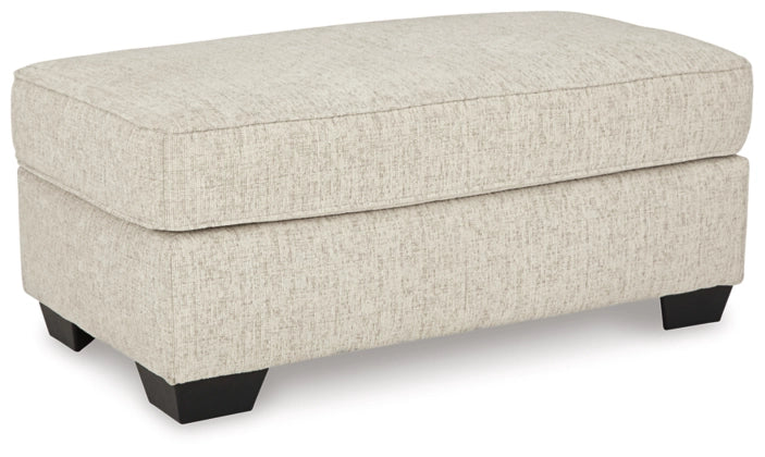 Heartcort Ottoman; Quartz