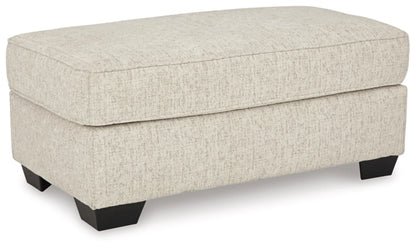Heartcort Ottoman; Quartz