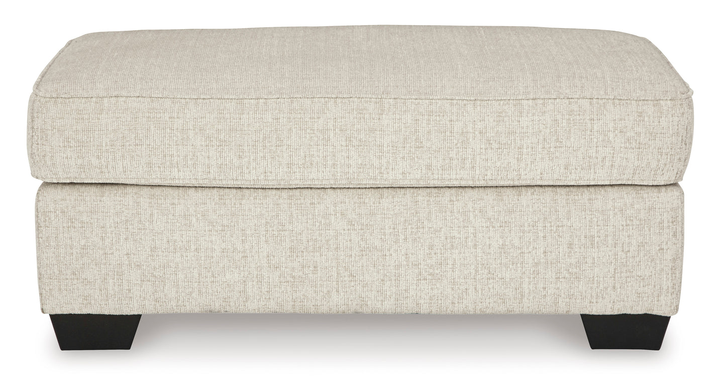 Heartcort Ottoman; Quartz